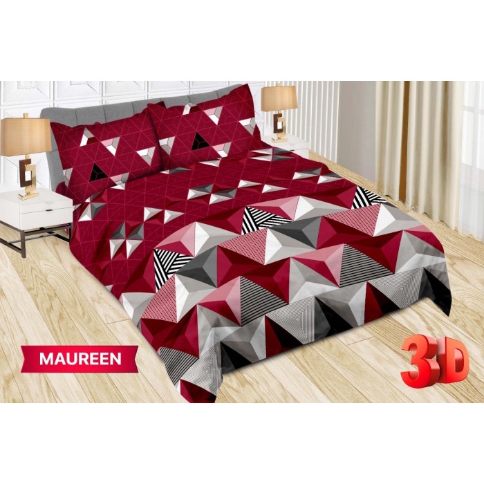 Sprei SPREI SEPRAI BONITA 3D ANTI LUNTUR UKURAN 180 x 200 SEPREI ALL NEW - MAUREN(S3K7) Sprei Bonita