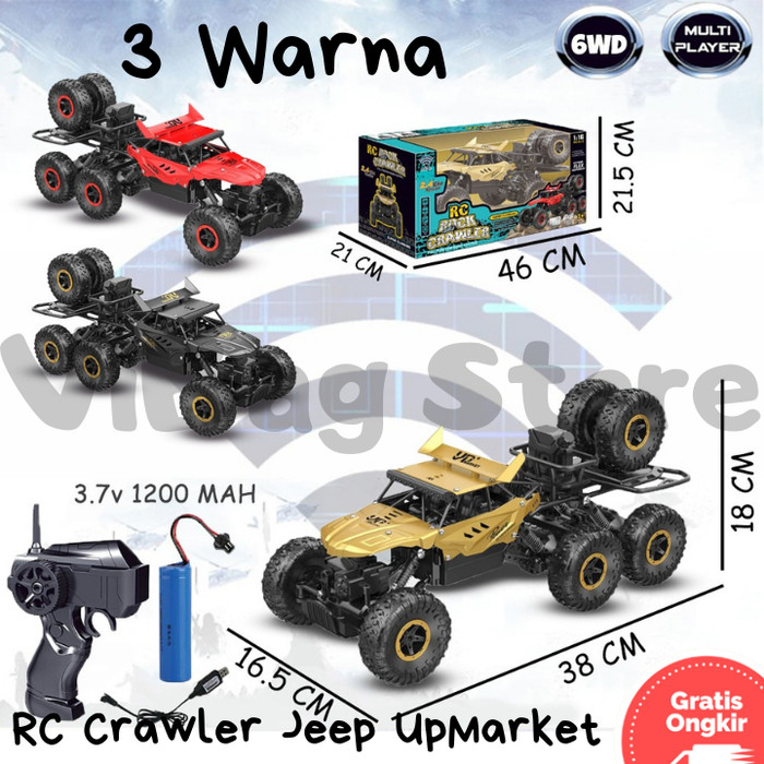 RC Jeep Offorad Besar Rock Crawler Mobil Remot Besar Remote Control Radio Control RADAR RDR1073