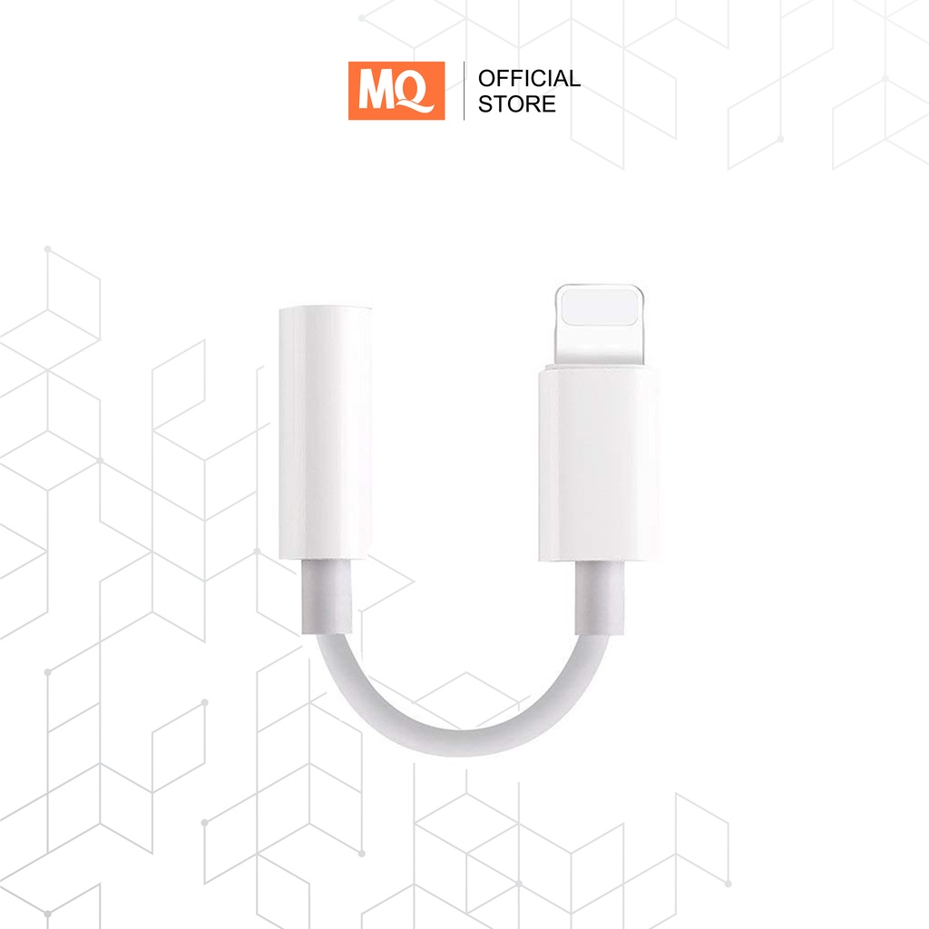 MQ Kabel Adapter Konektor Jack 3.5mm Untuk for Lightning LX 09