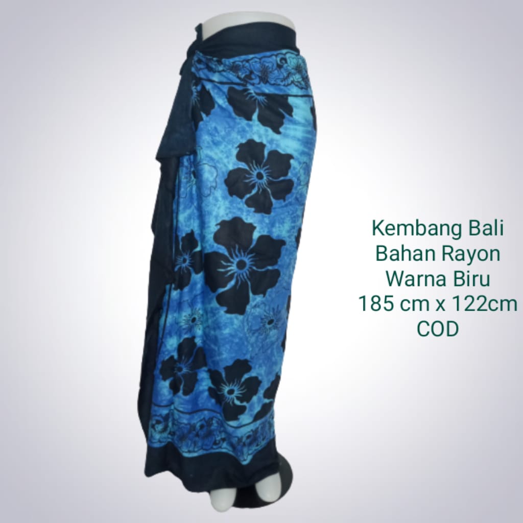 Kain Pantai Kembang Bali Katun Rayon 185 cm /122 cm Sembilanmode