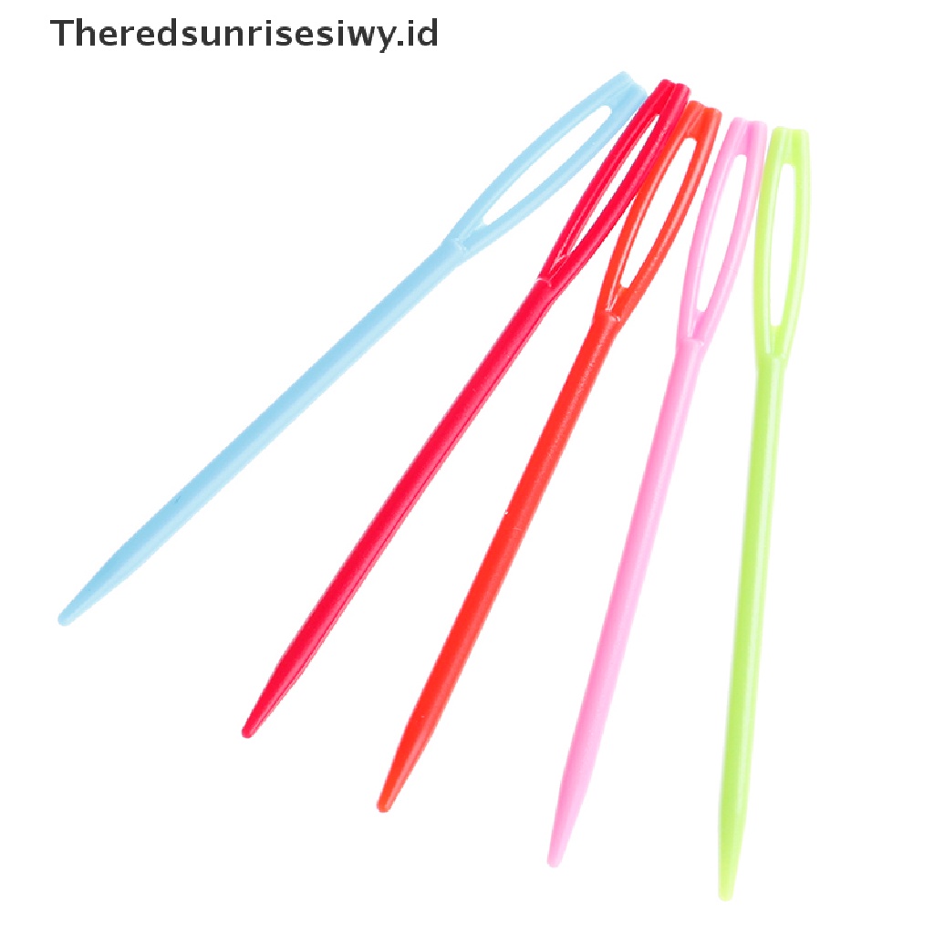 # Alat Rumah Tangga # 100pcs 7cm Jarum Rajut Crochet Hook Bahan Plastik Untuk DIY 20pcs Jarum Rajut Crochet Bahan Plastik Ukuran 7cm  Jarum Rajut Bahan Plastik Tahan Lama Ukuran 7cm Croc
