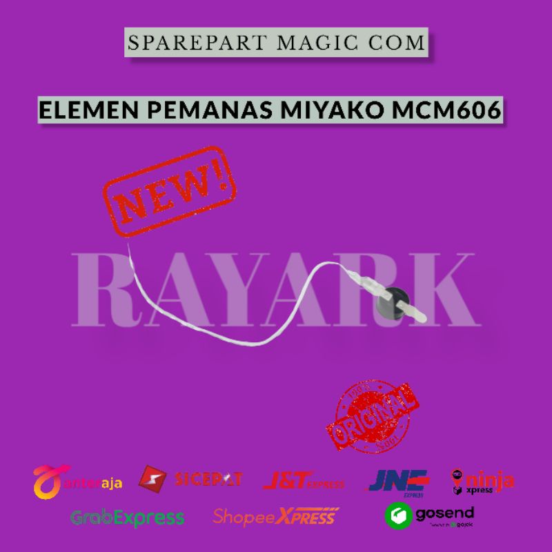 ELEMEN PEMANAS MAGIC COM MIYAKO 0,6L MCM606 MCM 606 ORIGINAL