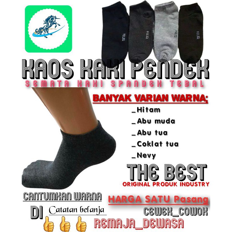 (MK) KAOS KAKI PENDEK/KAOS KAKI SEMATA KAKI/KAOS KAKI POLOS/KAOS KAKI DEWASA