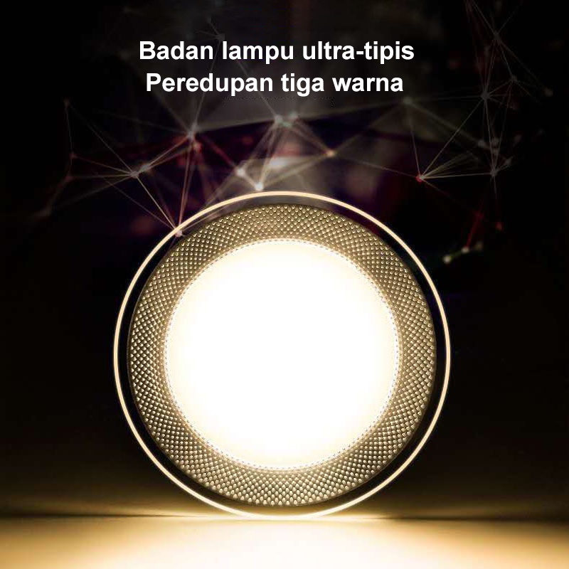 Golden LED LAMPU DOWNLIGHT LED 3 WARNA 6WATT/ KUNING BIRU UNGU / PUTIH KUNING WARMWHITE /PANEL LED/LAMPU PLAFON