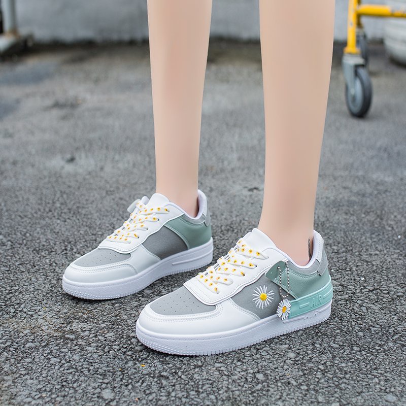 Free BOX Sepatu Sneaker Putih Wanita Import Premium Quality Sepatu Olahraga NS9108