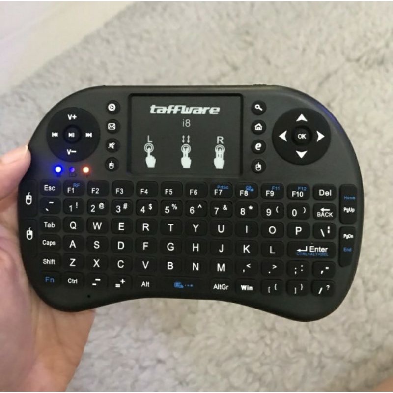 keyboard mini wireless 2.4 ghz dengan touchpad