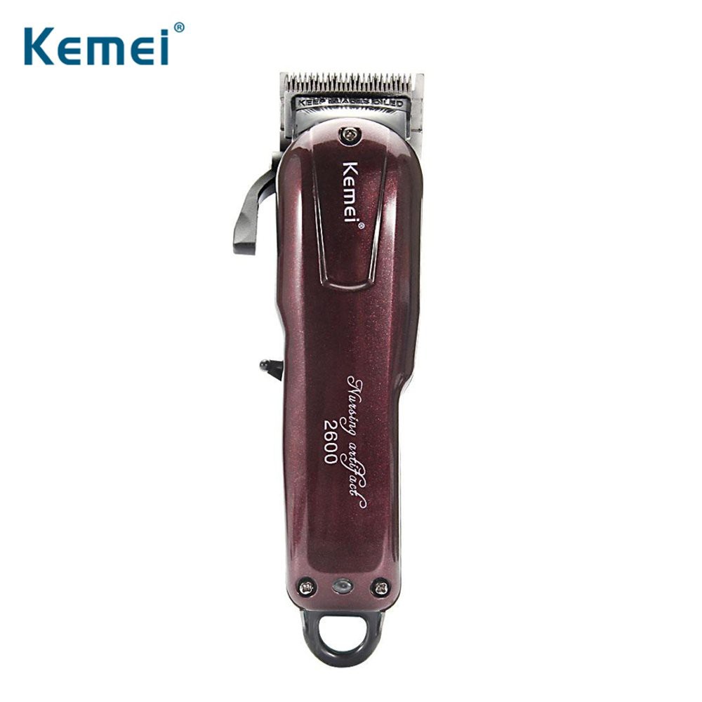 Kemei mesin Cukur Rambut KM-2600 Alat Cukur Rechargeable Hair Clipper