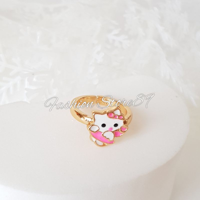 Ready Cincin Anak murah Karakter Impor Perhiasan lapis emas Flexibel