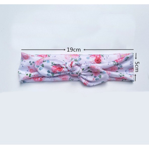 [1KG 24PCS] LBS Set Bandana Bayi Dengan Model Ikatan Pita Kelinci