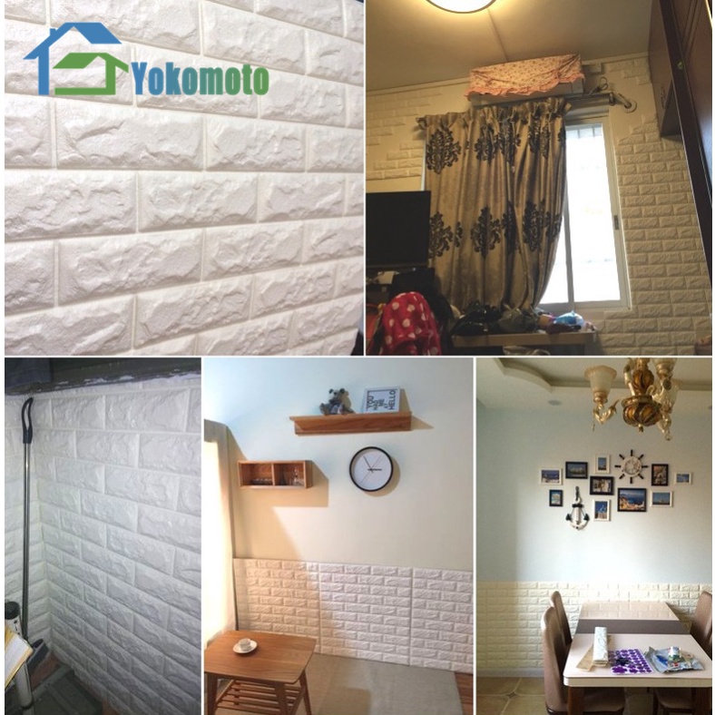 Ready Stock Wallpaper Dinding 3d Stiker Dinding kamar tidur hiasan dinding kamar tidur Dekorasi home living-7