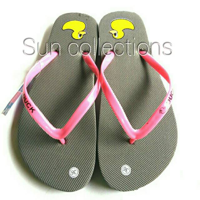 Sandal Jepit motif Duck (1kg) Muat 12 pasang