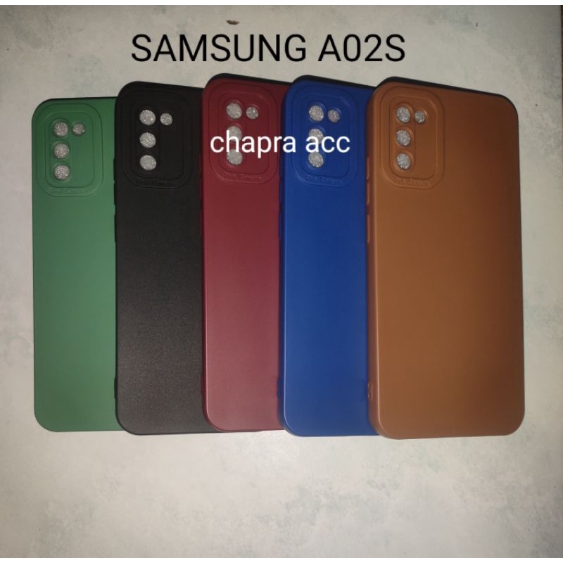 Soft case/slikon/kondom terbaru macaron pro camera/kamera type Hp Samsung A02S