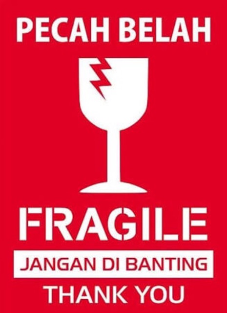 Stiker fregile