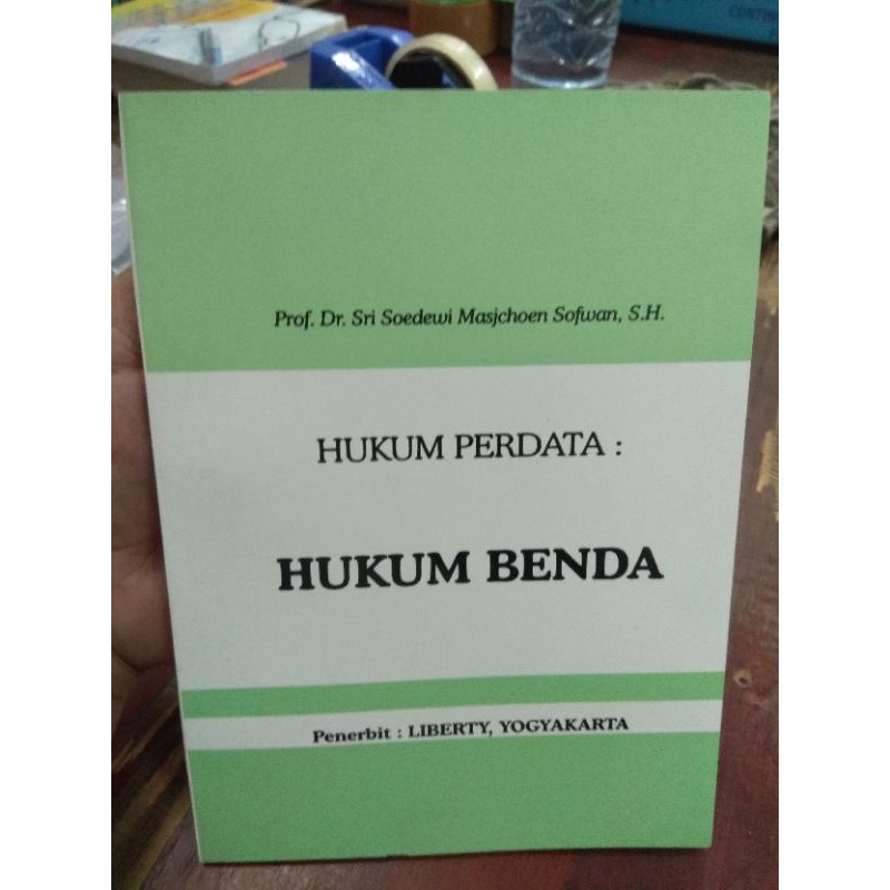 Jual Hukum Perdata Hukum Benda Prof Dr Sri Sudewi | Shopee Indonesia