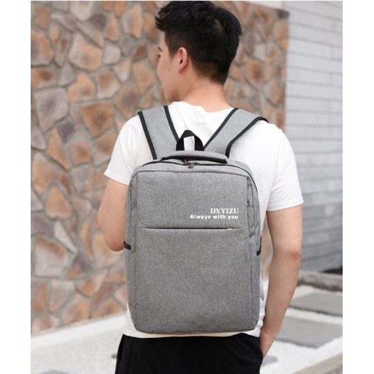 tas ransel lLaptop backpack AspenSport 602 - Abu-abu Muda