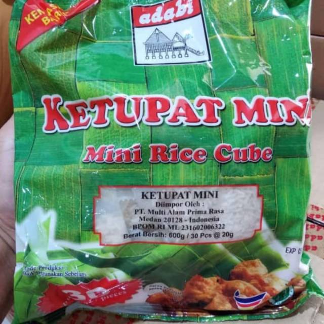 

KETUPAT MINI ADABI ISI 30 PCS