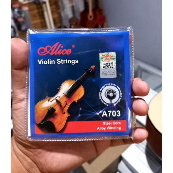 SENAR BIOLA VIOLIN ALICE A703 A704 UKURAN 4/4 ORIGINAL