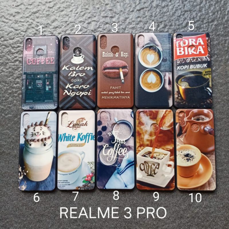 Case gambar realme 3 pro . X lite motif cowok ( 3 motif ) soft softcase softshell silikon cover casing kesing housing