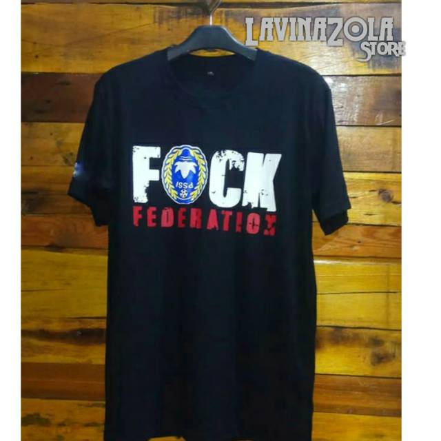 Tshirt/baju/kaos fuck pssi/persib/viking/persija/thejak/gue jakarta/acab/ultras/hooligan