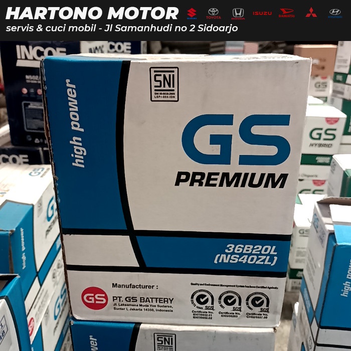 GS AKI ACCU GSP NS-40ZL UNIVERSAL