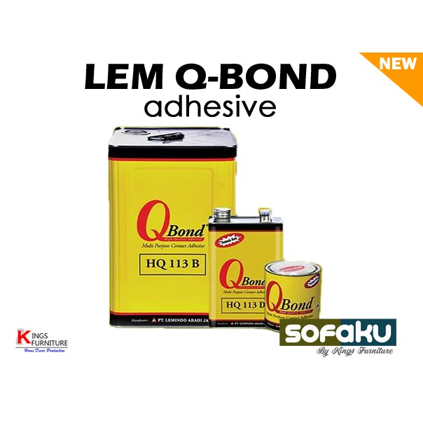

Lem Q-Bond Adhesive Serbaguna Lem Sofa, HPL, Lem Busa, Lem Kayu