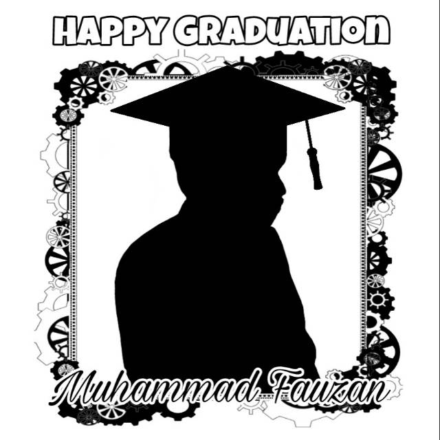 Hadiah Siluet Untuk Wisuda Sidang Seminar Ultah