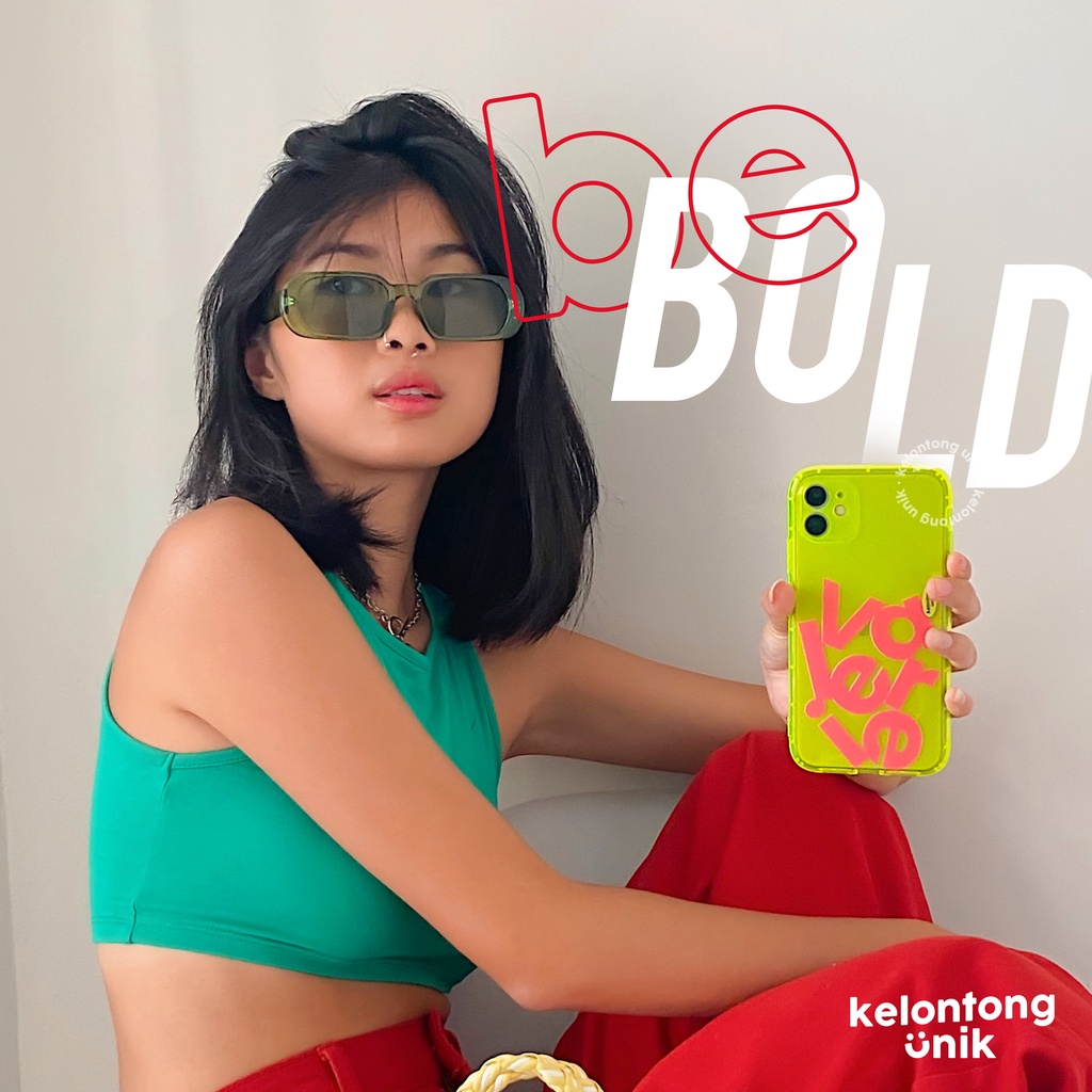 LANGSUNG KIRIM TANPA PO | (Seri 1) For iPhone - THE 80'S Neon Case - Premium Case Custom Nama