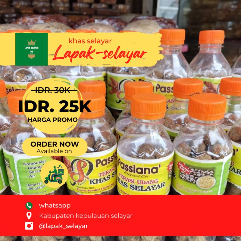 

TERASI UDANG ASLI