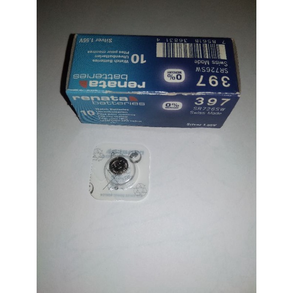 HARGA GROSIR BATU BATERAI JAM TANGAN RENATA ORIGINAL 397 726 SR726W SR726SW
