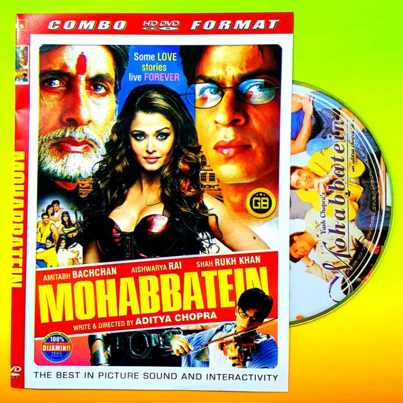 Kaset Video Film Bollywood India Terlaris Mohabbatein