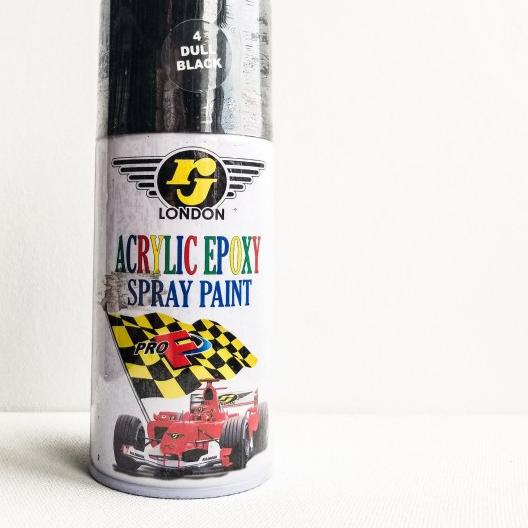 

✷ Rj London Spray Paint / cat pilox - Dull Black ✵