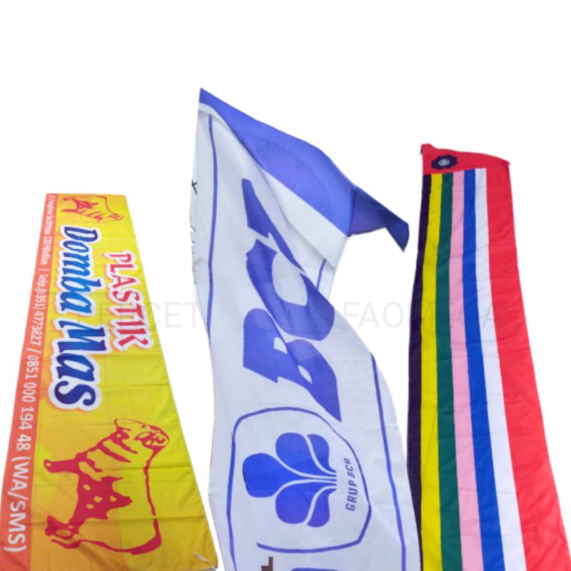 Umbul Umbul Kain Full Printing Custom