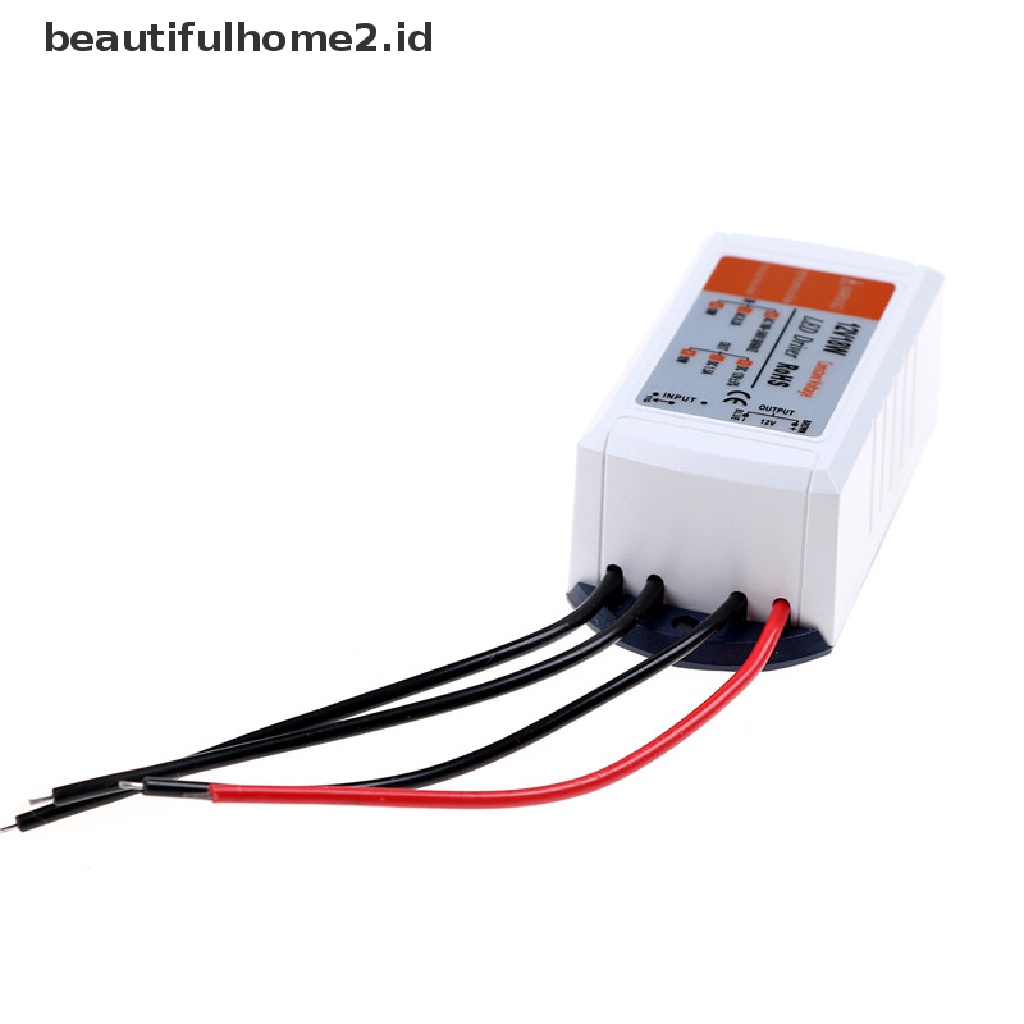 (Beautifulhome2.Id) Adapter Driver Power Supply Dc 12v 18w Untuk Lampu Strip Led