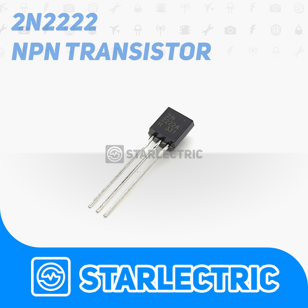 Transistor NPN 2N2222A 2N2222 A TO-92 30V 0.6A