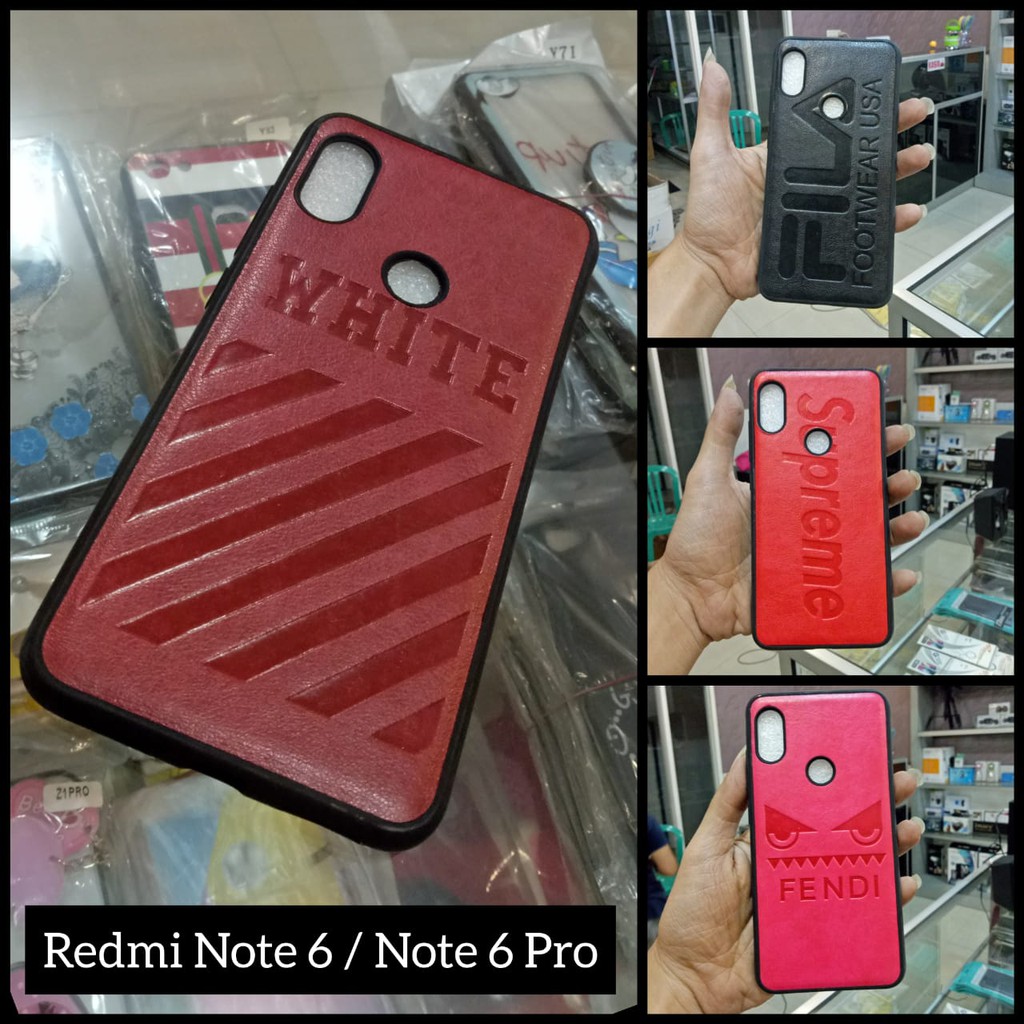 Leather Soft Case Redmi Note 6 / Note 6 Pro High Quality