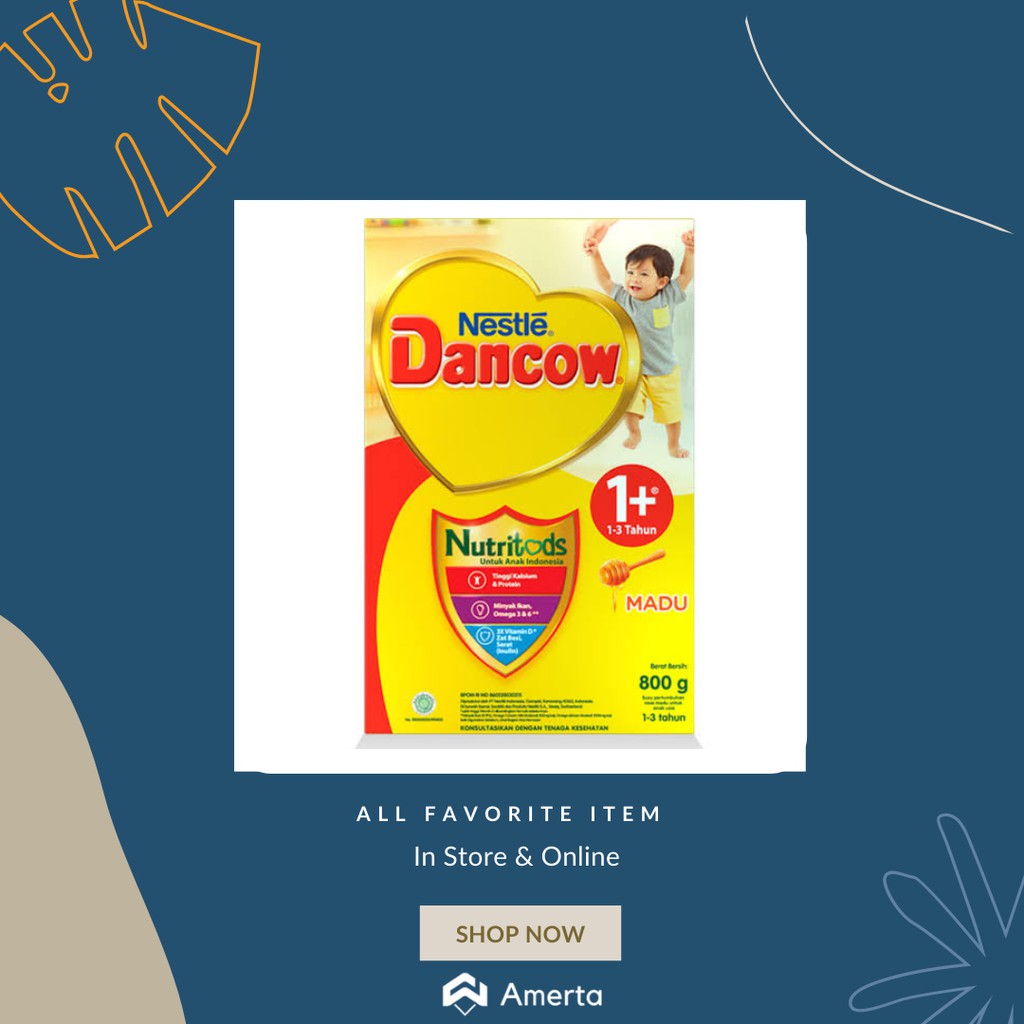 DANCOW 1+ MADU 800GR