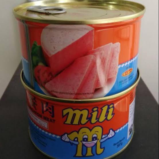 

Ham Maling Merk Mili Pork Luncheon 397gr