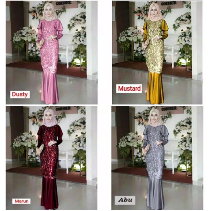 Abaya gamis brukat gaun pesta kondangan maxi dress remaja ABG baju ngaji remaja muslimah longdress