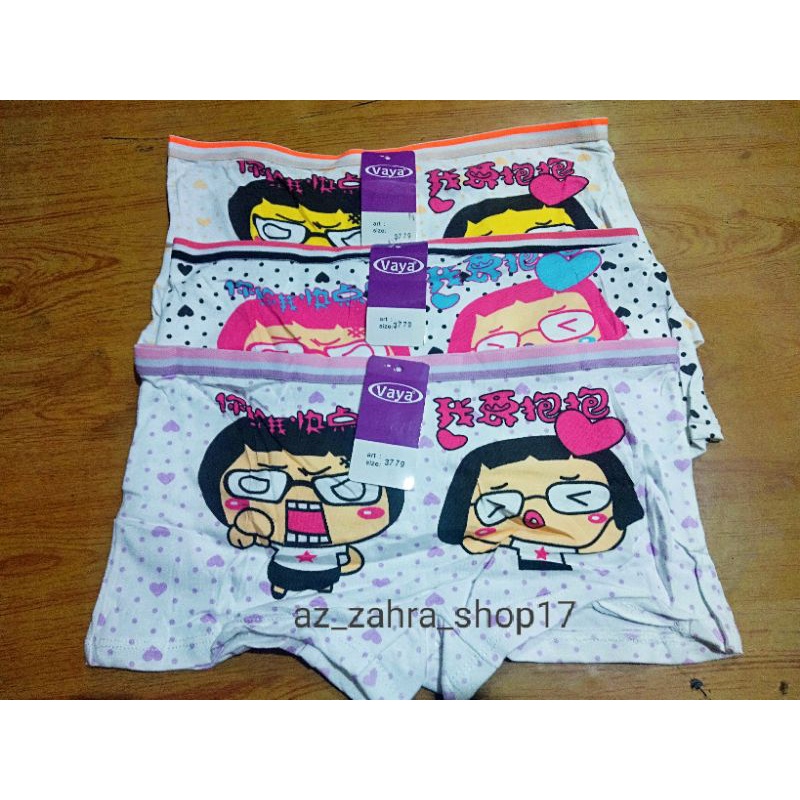 Celana dalam anak perempuan / Celana dalam Boxer cewek bahan cotton