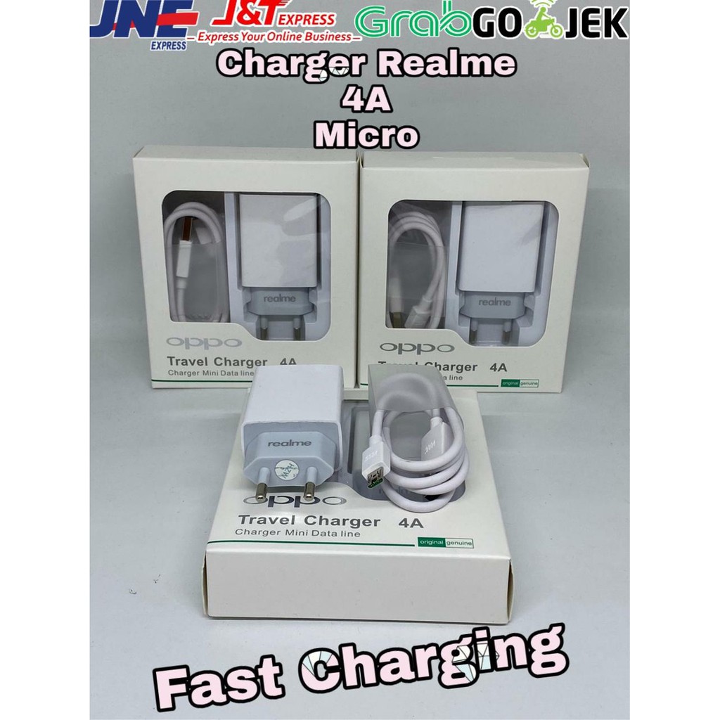 Charger Realme 4A fastcharging tipe micro