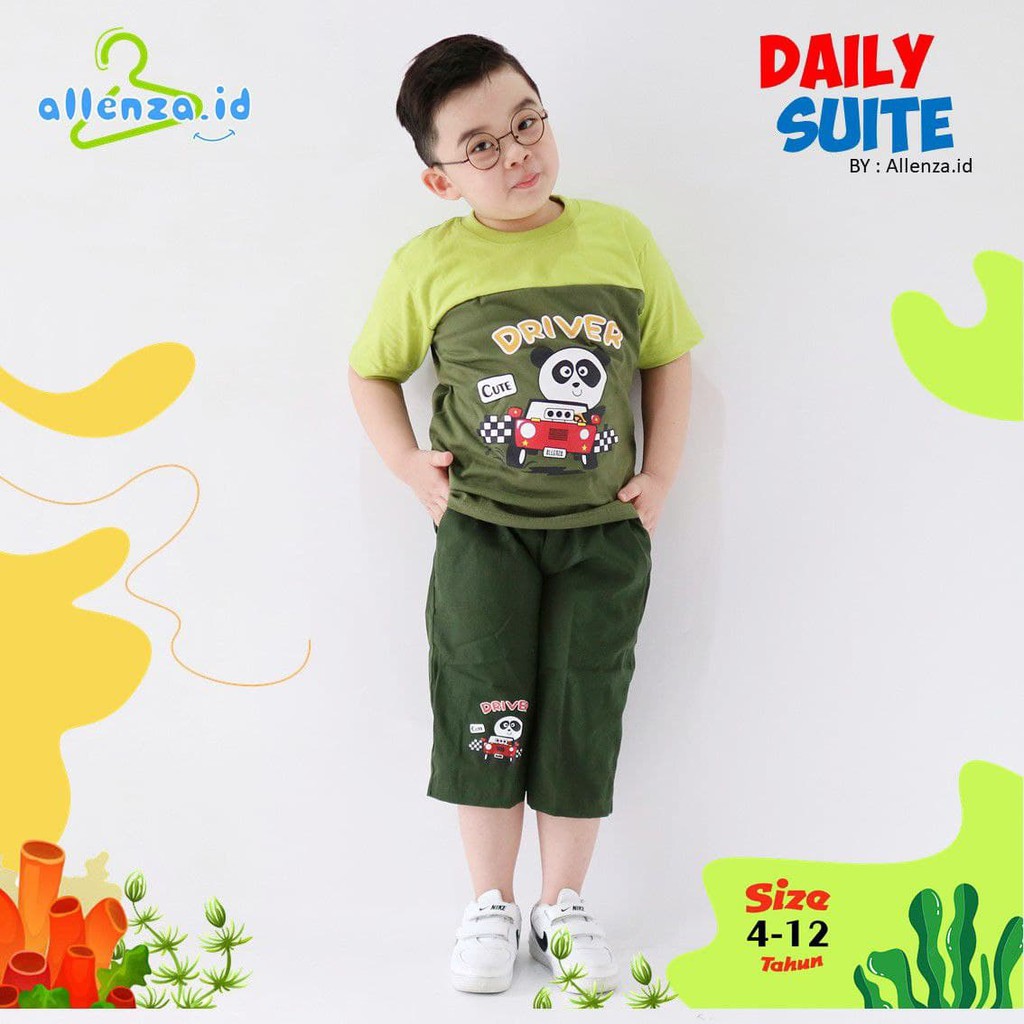 Setelan Daily Suit Unisex by Allenza / Setelan Daily Anak Cowok Cewek