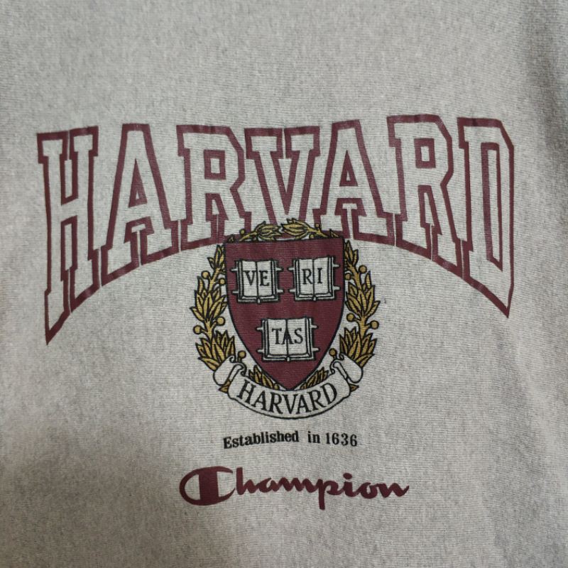 crewneck champion x harvard