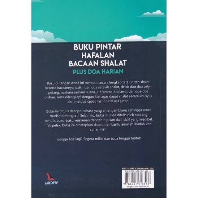 Buku Pintar Hafalan Bacaan Shalat Plus Doa Harian Shopee Indonesia