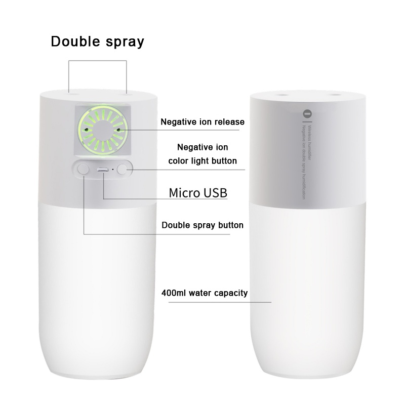 Oxy H2O 4in1: (Air Humidifier, UV Purifier, Diffuser, & Night Light ) Original-8