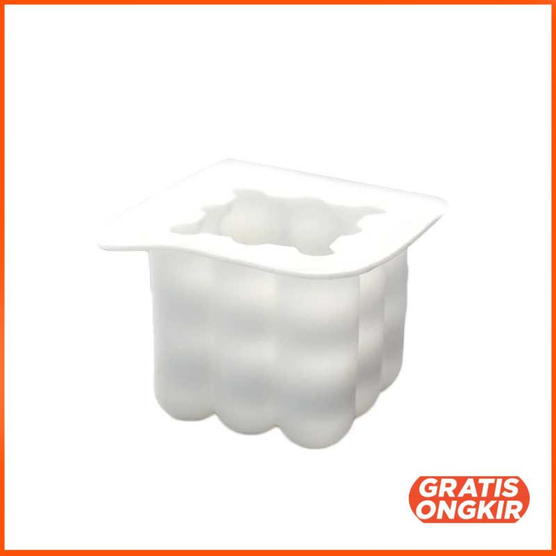 Cetakan Kue 3D Cube Baking Cake Dessert Molds Silicone Cavities