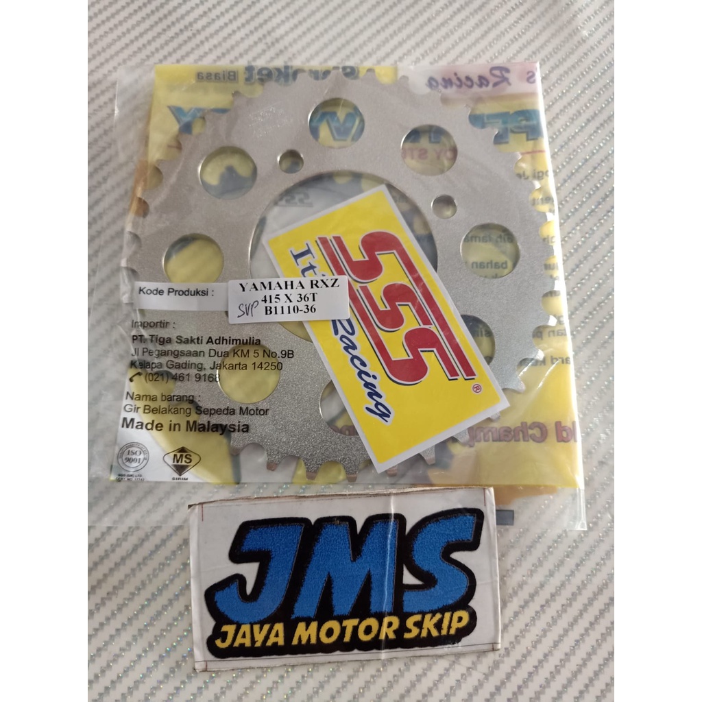 Gir Gear Belakang SSS Yamaha RX-King/Jupiter 415-36T