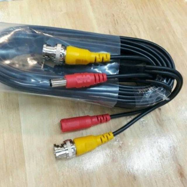 Kabel cctv 20mtr plus bnc dc siap pasang