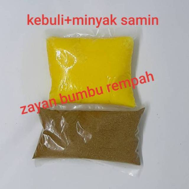 

Bumbu dasaran nasi kebuli dengan minyak samin