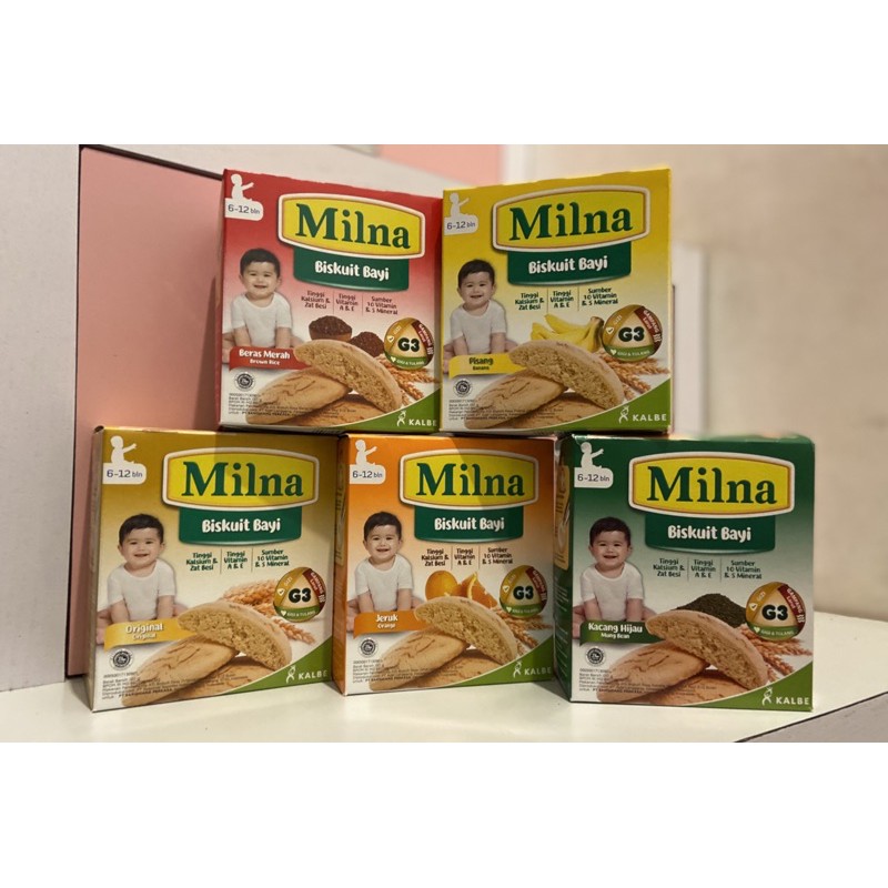 Milna biscuit bayi 6-12 bulan - snack mpasi