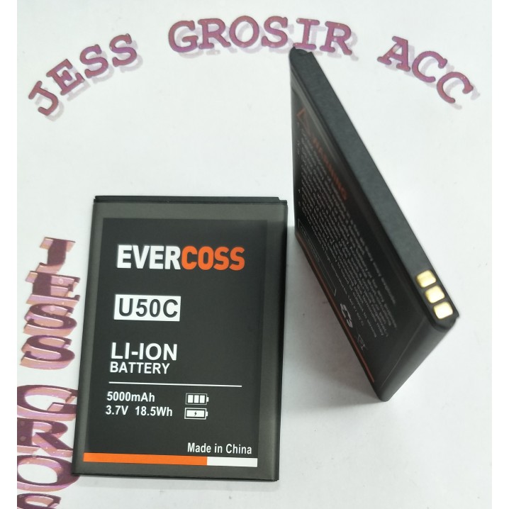 Baterai Double Power EVERCROSS EVERCOSS U50C / Winner Y Selfie Plus - Hitam